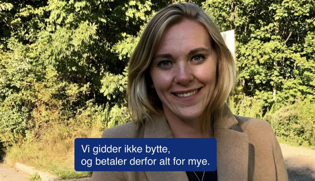 Lene Drange som smiler til kamera Slipper strøm app