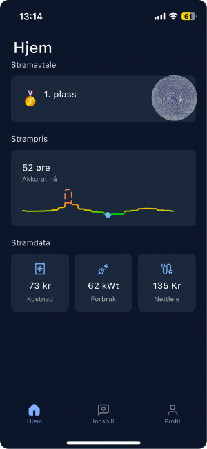 App dashboard
