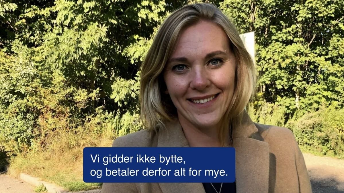 Lene Drange som smiler til kamera Slipper strøm app