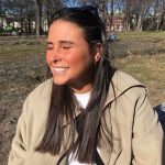 Nina smiles to the sun