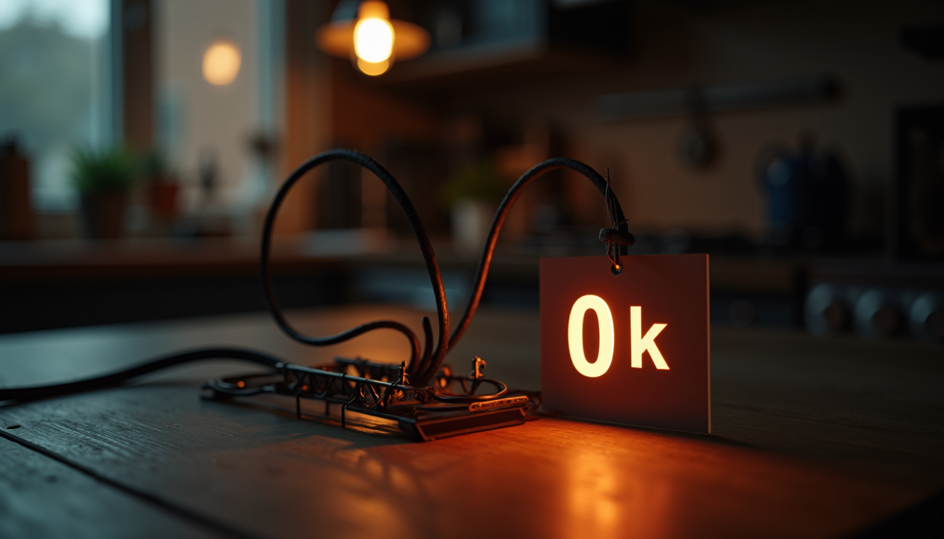 Lokketilbud på strøm illustrert som musefelle med 0 kr-skilt